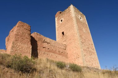 Kule, San Cristobal, duvarlar, (S. XIV), Daroca. Zaragoza Eyaleti, Aragon, İspanya
