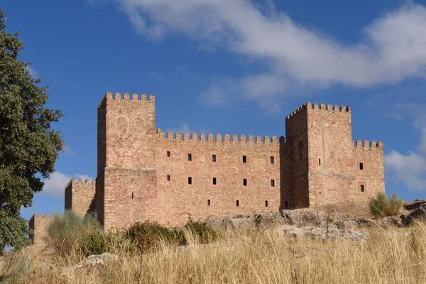 Falu a siguenza Guadalajara tartományban, Spanyolország — Stock Fotó