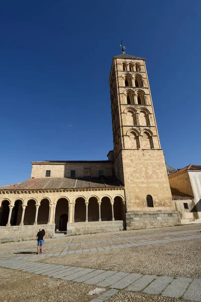 Igreja de Santo Estêvão (século XII), Segóvia. Castilla-Leon, Espanha — Fotografia de Stock