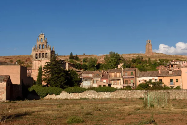Vesnice Ayllon, středisko provincie Segovia, Castilla Leon, Španělsko — Stock fotografie