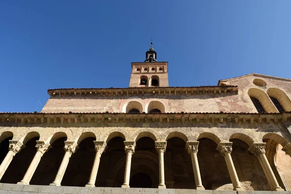 Cromanesque kostel San Martin, Segovia, Castilla Leon, Španělsko — Stock fotografie