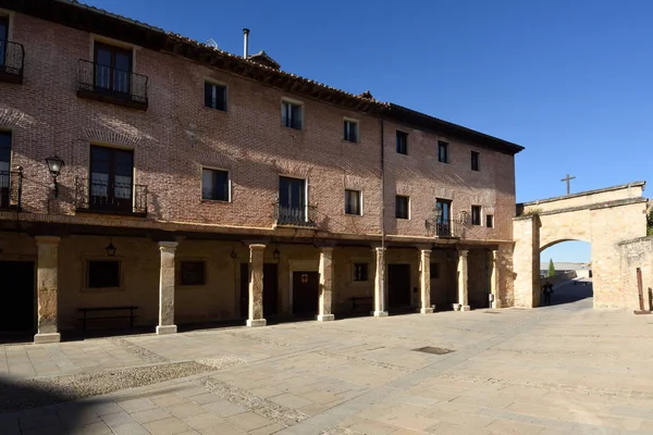 Praça de El Burgo de Osma, província de Soria, Castela-Leão, Espanha — Fotografia de Stock