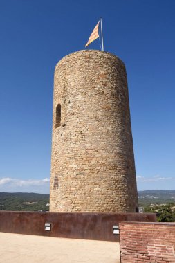 Sant Joan Blanes şehir, Costa Brava, Girona prov kalede