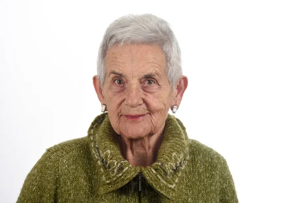 Retrato de mujer mayor — Foto de Stock