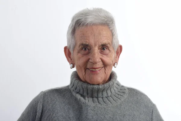 Retrato de mujer mayor — Foto de Stock