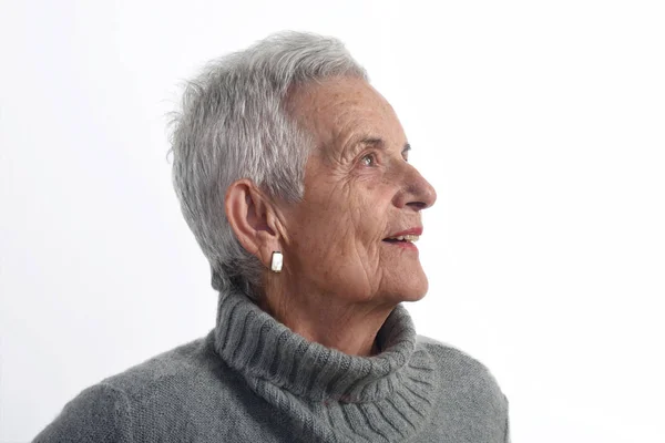 Idősebb nő portréja — Stock Fotó