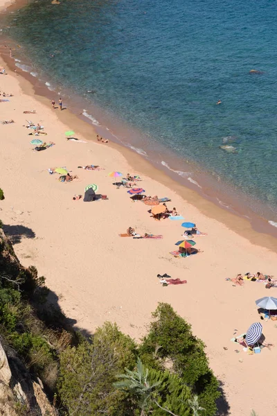 Senyor Ramon Beach Santa Cristina d Aro, Costa Brava, Girona Eyaleti, İspanya — Stok fotoğraf