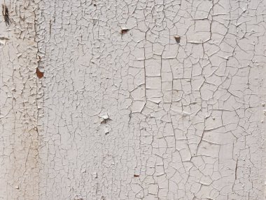 Eski bir kırık boya yakın çekim