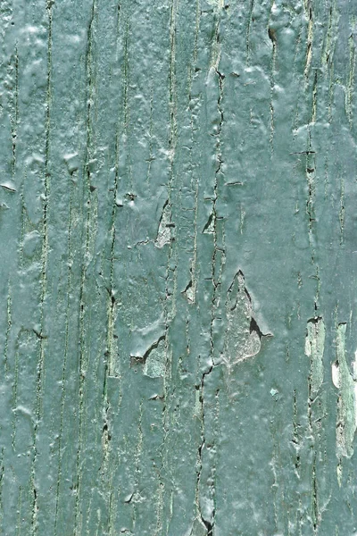 Vieux bois peint avec peinture émaillée vert — Photo