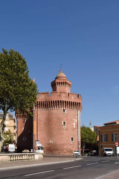 Castellet Perpignan, Languedoc-Roussillon, Franciaország, Európa — Stock Fotó