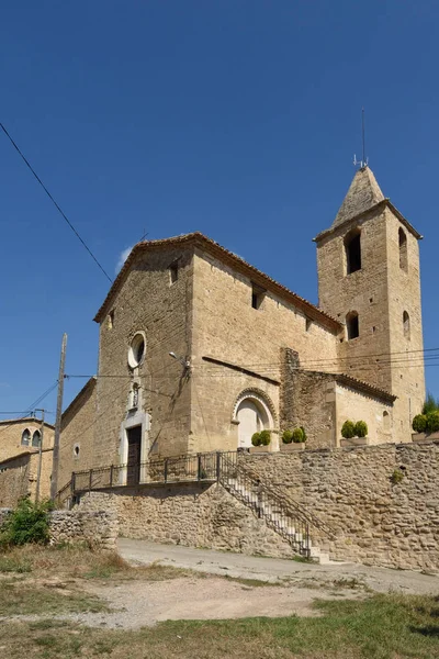 Santa Maria chuch of Vilamari,  El Pla de l Estany; Girona; — 图库照片