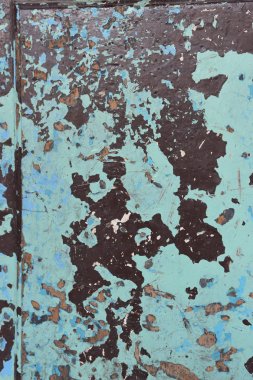 Eski ahşap boya kalıntıları