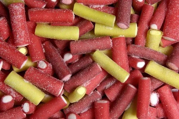Perto de um Gummy sticks — Fotografia de Stock