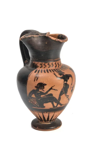 Original Greek vase from archaeological excavation — Stock Photo, Image