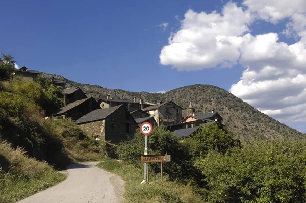 마을의 Arestui, Pallars Sobira, 레이다 지방, 카탈로니아, — 스톡 사진