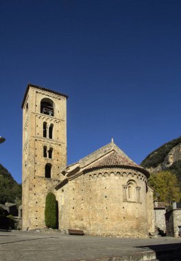 Sant Cristofor Church in Beget village, Garrotxa, Girona provinc