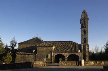 Romanesque church of Nuestra Senora de la Asuncion, Mombuey, Zam clipart