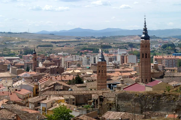 Weergave van Calatayud, de provincie Zaragoza, Spanje — Stockfoto