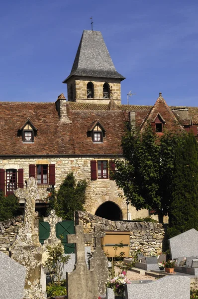 Loubressac, (les plus beaux villages de France), Lot, França — Fotografia de Stock