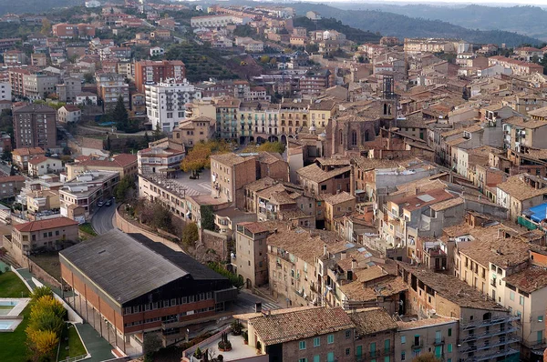 Vista de Cardona, província de Barcelona, Catalunha, Espanha — Fotografia de Stock