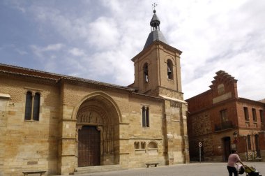 Church of San Juan del Mercado, Benavente, Zamora province, Spai clipart