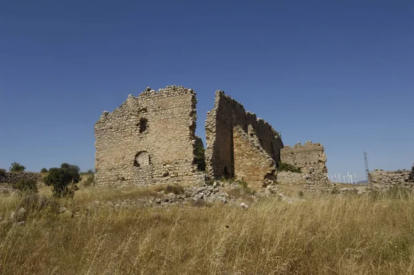 Rovine del castello di El Toro, Castellon, Comunità di Valencia, Spagna — Foto Stock