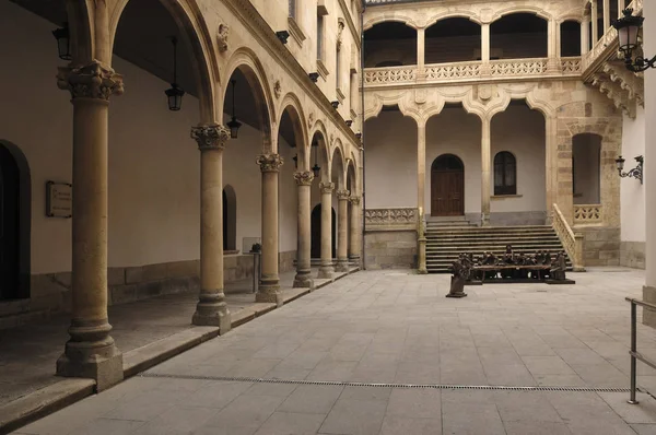 Cloister at the Palace of La Salina, Diputacion, Salamanca, — Stock Photo, Image