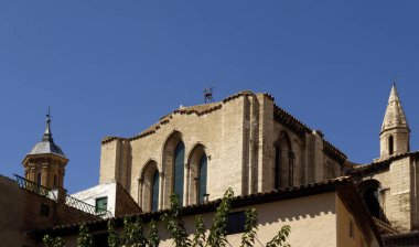 Çan kulesi, katedral Tudela,: Navarra, Spain yakın çekim
