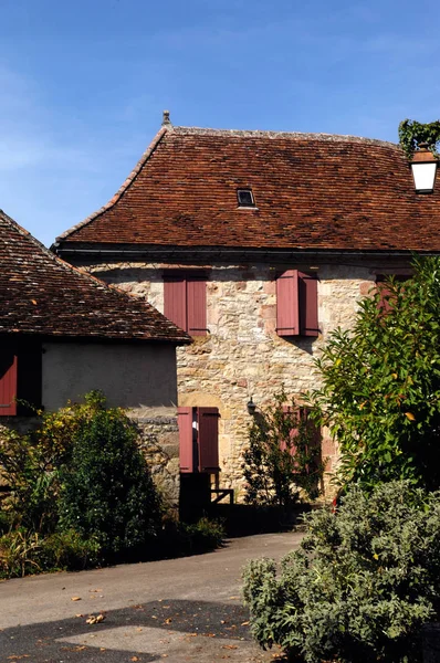 Medieval Village of Loubressac, Lot, França — Fotografia de Stock