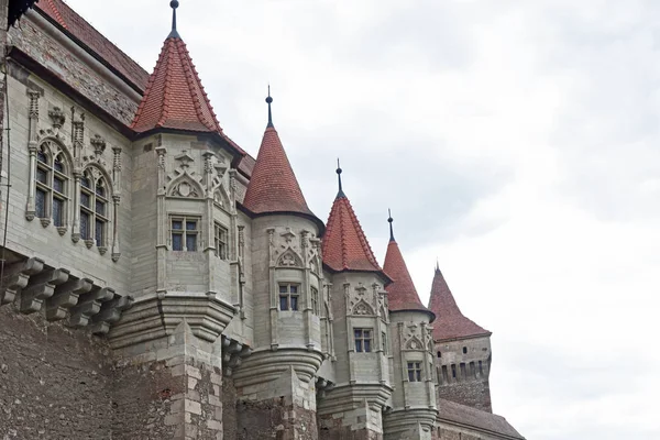 Castel of Corvinilor, hunedoara, Трансильвания, Румыния , — стоковое фото