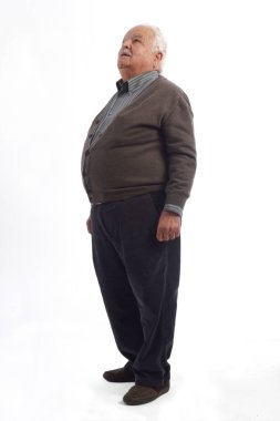 Beyaz üzerinde üst düzey bir adam portresi