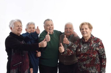 Grup ok işareti ile üst düzey insan