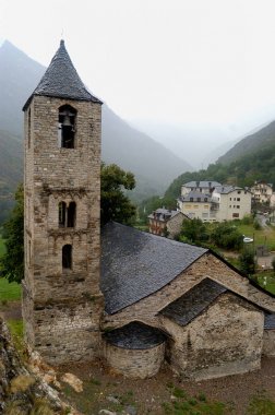 Sant Joan kilisede Taull, Vall de Boi, Lleida Eyaleti, Katalonya, İspanya
