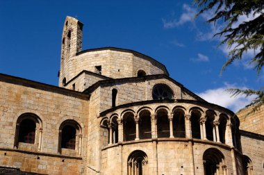 Cathedral of La Seu d urgell, Lleida province, Catalonia, Spain clipart