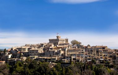 Ortaçağ Köyü, Cagnes Sur Mer, French Riviera, Fransa