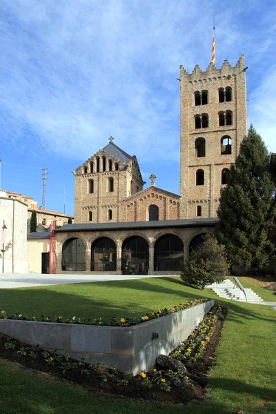 Klostret Santa Maria de Ripoll, Girona-provinsen, Katalonien, Spanien — Stockfoto