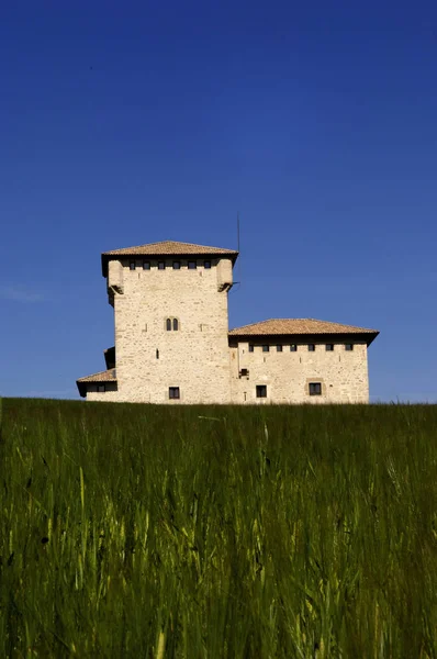 Palast von Varona, villanane, burgos Provinz, castilla leon, spanien — Stockfoto