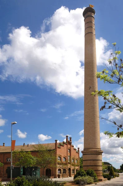 Industrial heritage in Celra, Girona province, Catalonia, Spain — Stock Photo, Image