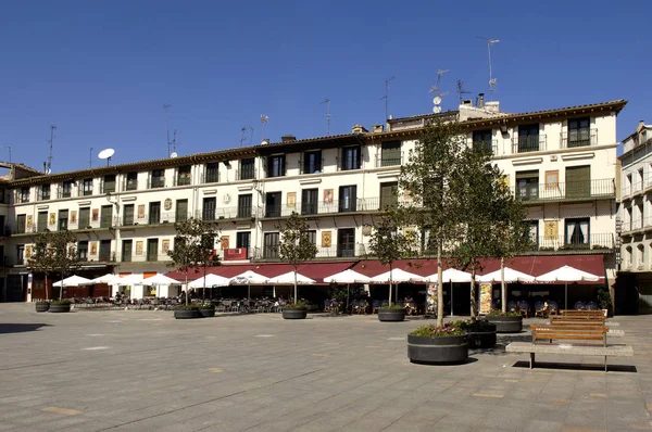 Hlavní náměstí Tudela, Navarra, Španělsko — Stock fotografie