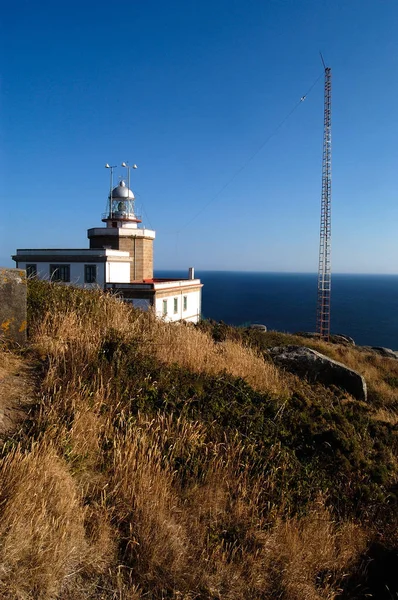 Latarnia morska z Finesterra, Galicja, Hiszpania — Zdjęcie stockowe