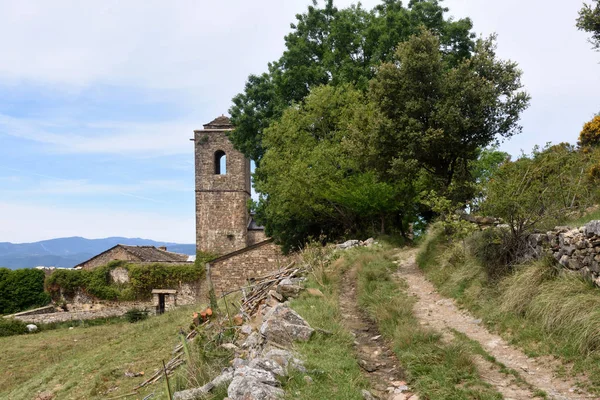 Echtes monasterio de san victorian los molinos, huesca, aragon, spa — Stockfoto