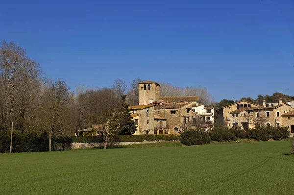 Santa Llogaia de Terri, Pla de le Estany , Girona province, Cata — 스톡 사진