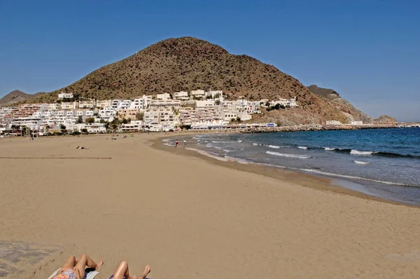 Cabo de Gata, doğal Parck Beach'te San Jose, — Stok fotoğraf