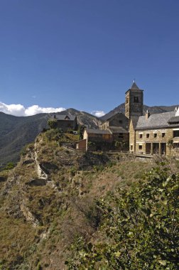 Tirvia Köyü, Pallars Sobira, Lleida provine, Catalonia, Spa