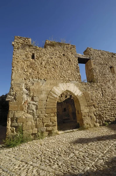 Castle Mirambel, Maestrago, Castellón megyében, valenciai C — Stock Fotó