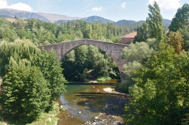 Eski Köprü Sant Joan de les Abadesses, Ripolles, Girona provi