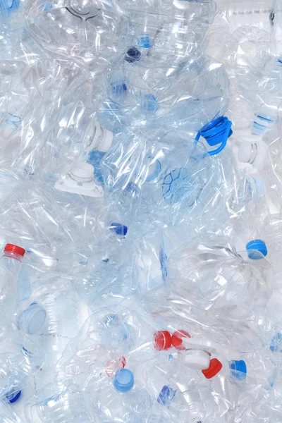 Plastic water bottle recycling — Stock Photo, Image