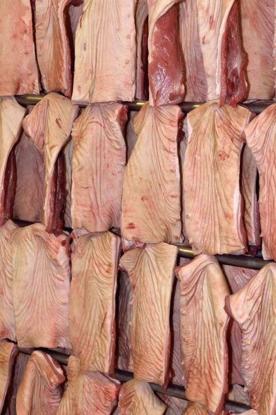 Χοιρινό κρέας βιομηχανία (τμήματα είναι μπέικον) — Φωτογραφία Αρχείου