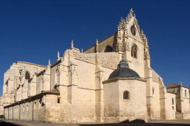 Arka cephe katedral Palencia, Castilla y Leon, İspanya