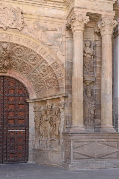 Portico ,entrance, of the Catheedral de Nuestra Senora de la Hue — Stock Photo, Image